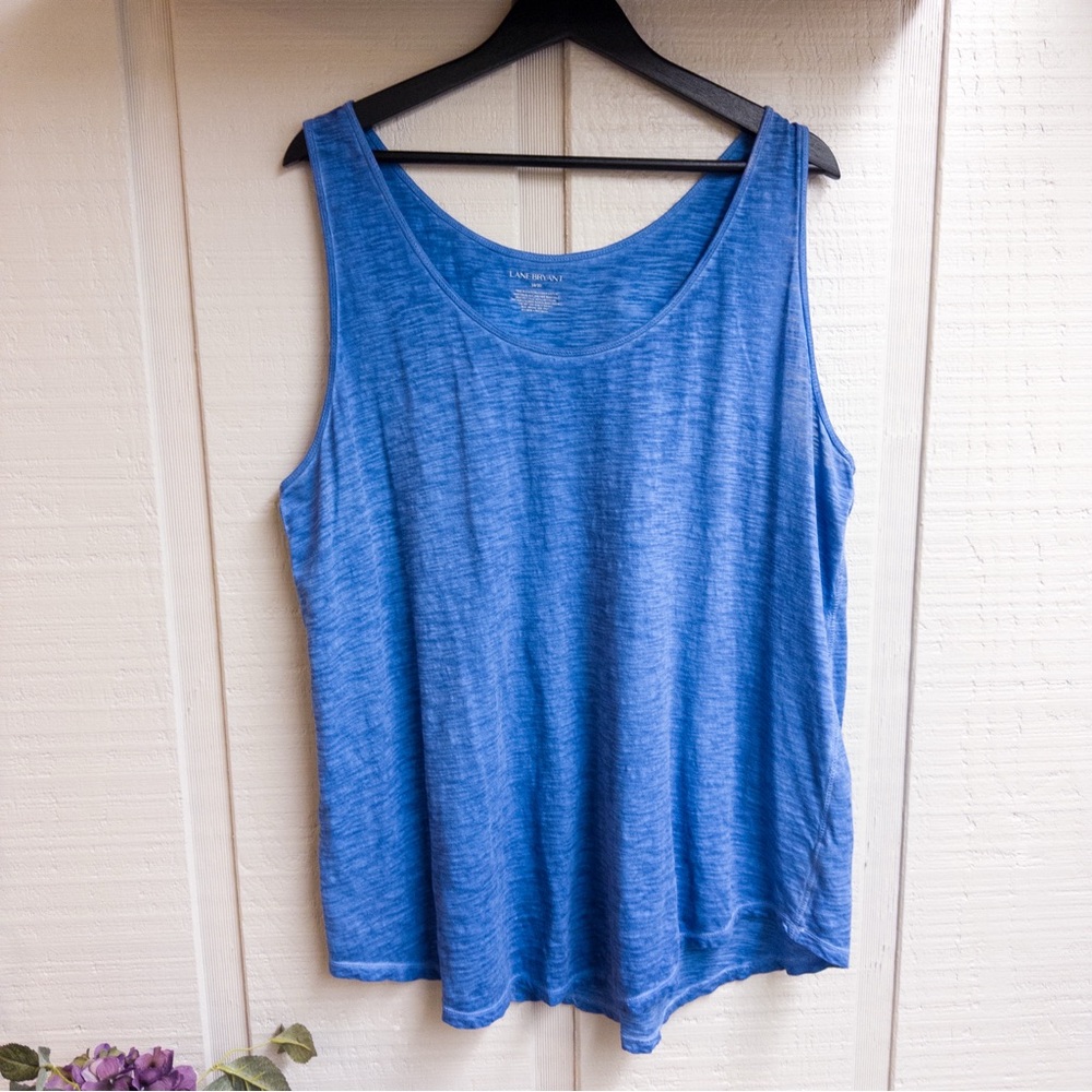 Lane Bryant Vibrant Blue Tank Top